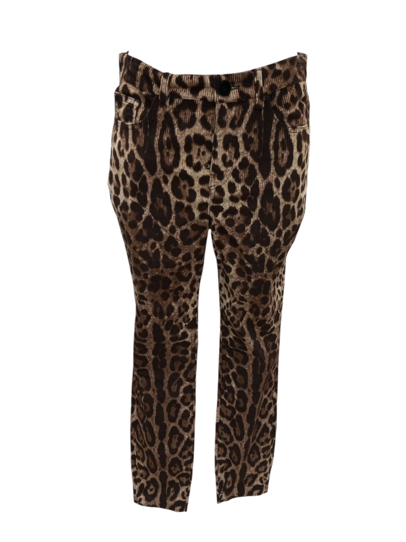 DOLCE&GABBANA PANTALONI FTAQ1T FSWAF HK13M LEOPARDATO DONNA