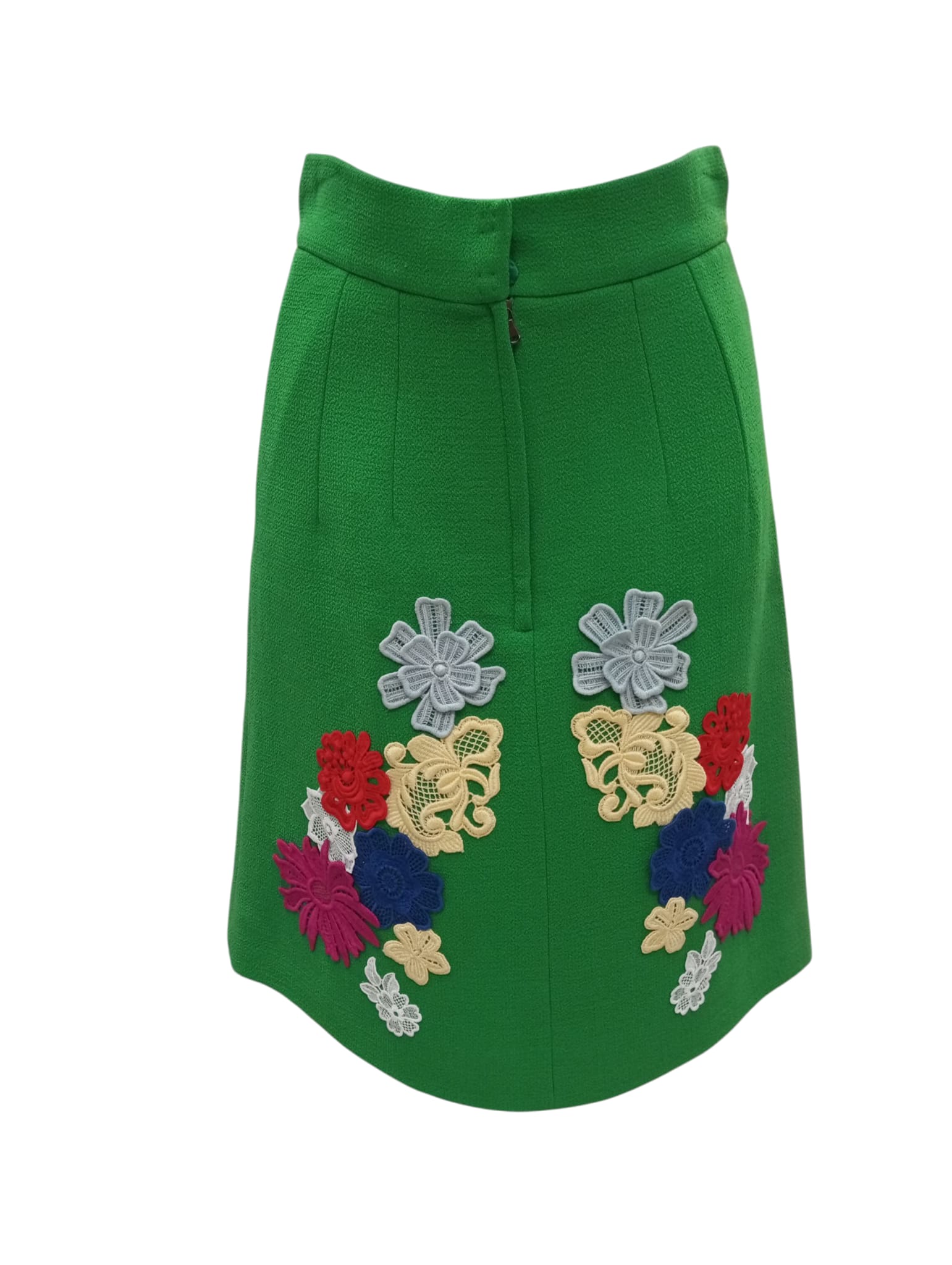 DOLCE&GABBANA GONNA I4D54W FU2TZ V0833 VERDE PRATO DONNA