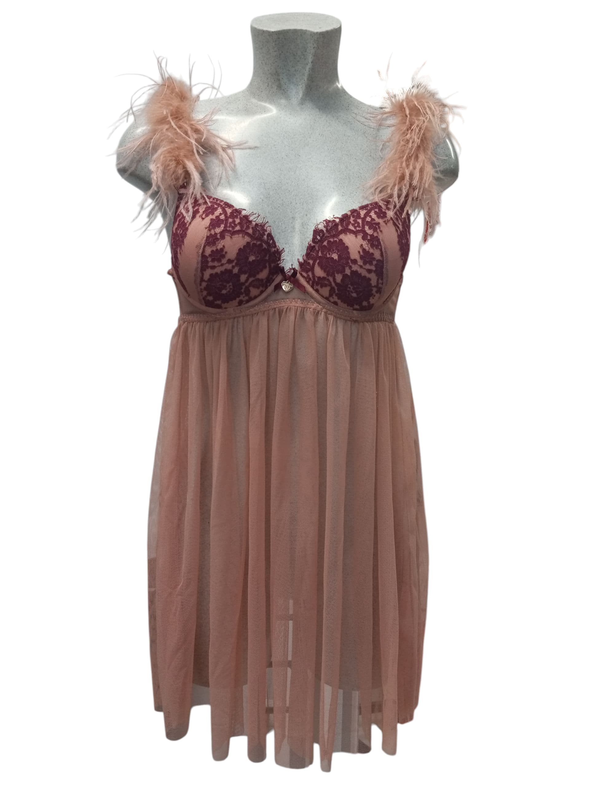 TWINSET BABYDOLL 232LL6BZZ 11108 ROSA DONNA
