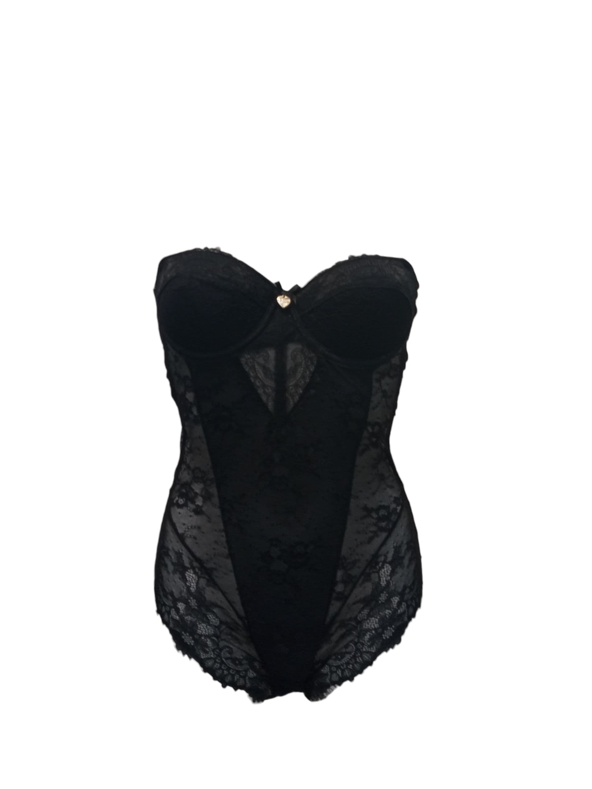 TWINSET BODY 232LL6C00 NERO PIZZO DONNA