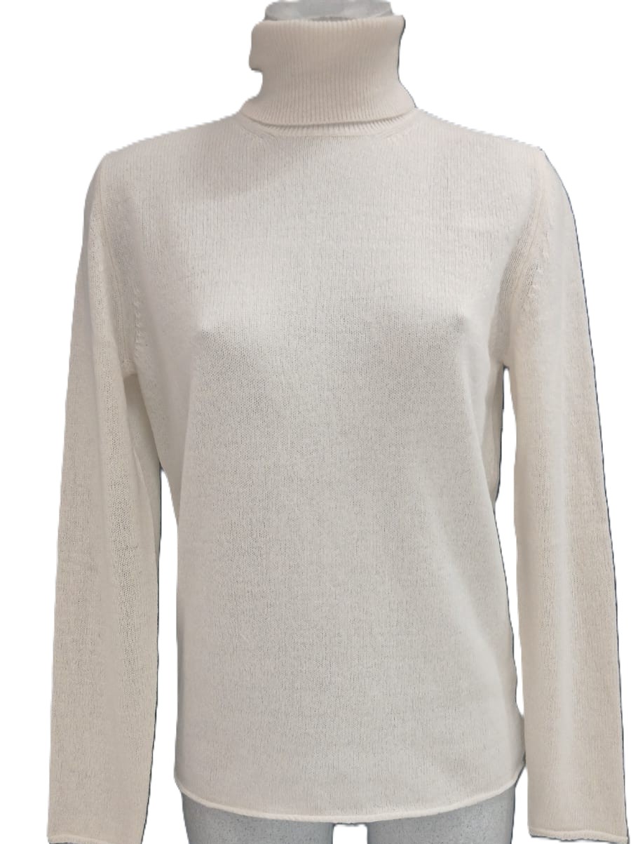 KAROL MAGLIERIA CASHMERE AI2526 DOLCEVITA BIANCO DONNA