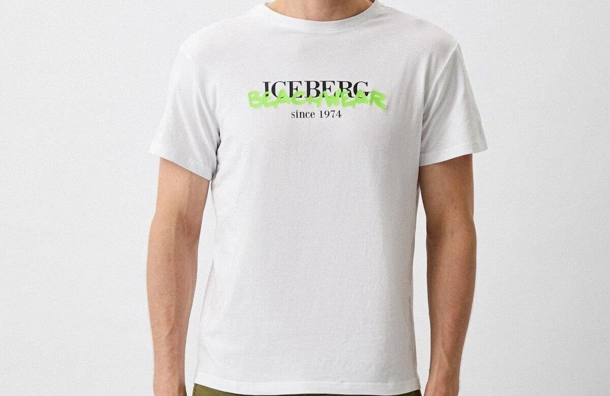 ICEBERG T-SHIRT ICE3MTS01 WHITE UOMO