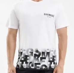 BIKKEMBERGS T-SHIRT BKK25MTS03 WHITE