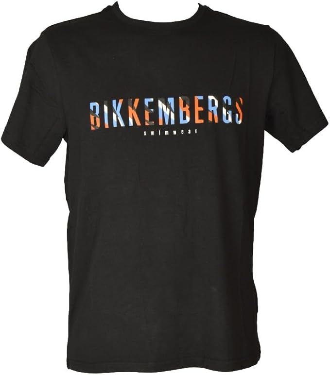 BIKKEMBERGS T-SHIRT BKK25MTS04 BLACK