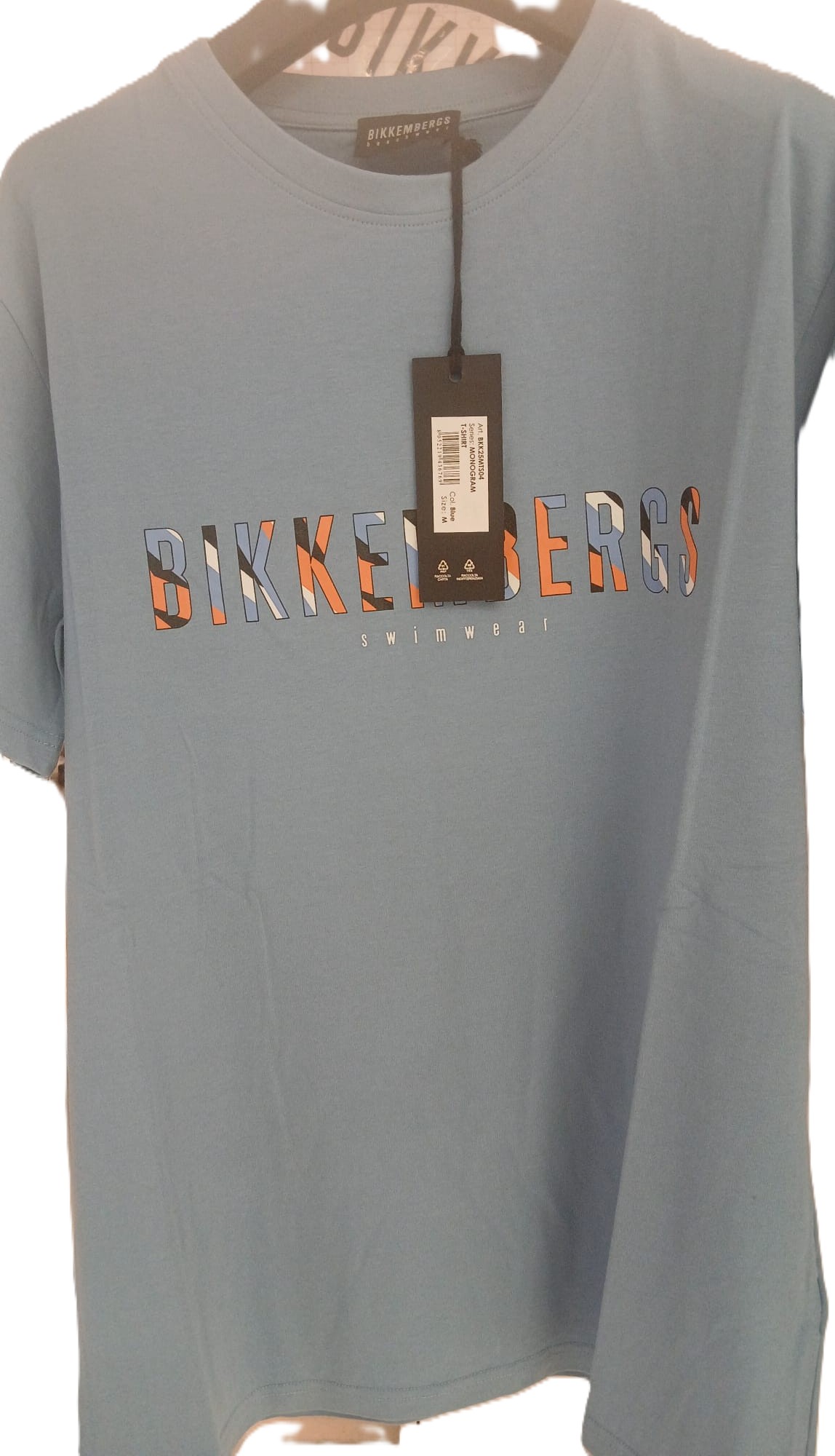 BIKKEMBERGS T-SHIRT BKK25MTS04 BLUE