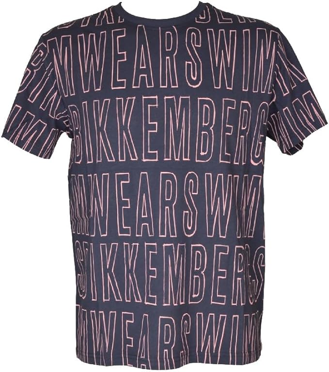 BIKKEMBERGS T-SHIRT BKK25MTS06 NAVY